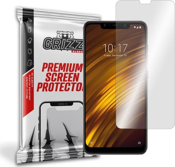 GrizzGlass Υβριδικό Γυαλί Προστασίας Οθόνης για Xiaomi POCO F1, Ανθεκτικό & Εύκολη Τοποθέτηση