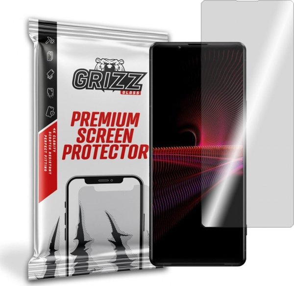 GrizzGlass Υβριδικό Γυαλί Προστασίας Οθόνης για Sony Xperia 1 III 5G, Εύκολη Τοποθέτηση, Ανθεκτικό στις Γρατζουνιές
