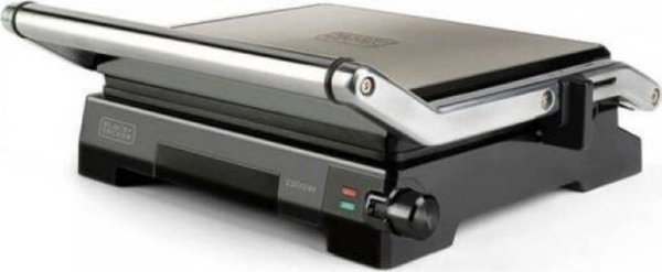 Grill elektryczny Black&Decker Maszynka do Kanapek Black & Decker BXGF2200E 2200 W