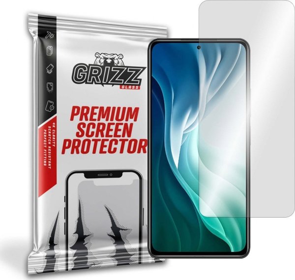GrizzGlass Υβριδικό Γυαλί για Xiaomi Mi 11X Pro 5G, Αντιχαρακτική Προστασία Οθόνης, Εύκολη Τοποθέτηση