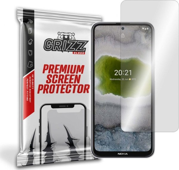 GrizzGlass Υβριδικό Γυαλί Προστασίας Οθόνης για Nokia X10 5G, Ανθεκτικό & Εύκολη Εφαρμογή
