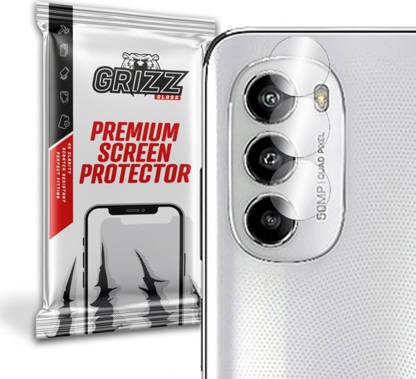 GrizzGlass Υβριδικό Γυαλί Κάμερας για Motorola Moto G82 – Προστατευτικό Φακού, 2 Τεμάχια, Anti-Scratch