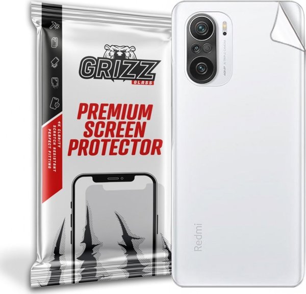 GrizzGlass Αυτοκόλλητο Προστατευτικό Πλάτης SatinSkin για Xiaomi Redmi K40 5G - Ανθεκτικό Φιλμ Προστασίας