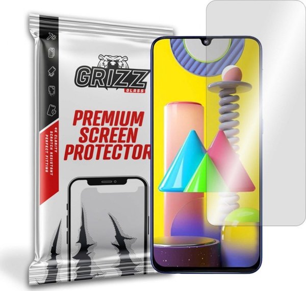 GrizzGlass Υβριδικό Γυαλί Προστασίας για Samsung Galaxy M31, Εύκαμπτο & Ανθεκτικό, Διαφανές