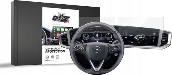 GrizzGlass Προστασία Οθόνης Αυτοκινήτου Ceramic για Opel Grandland 10" 2021 [2in1]