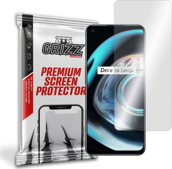 GrizzGlass Υβριδικό Γυαλί Προστασίας Οθόνης για Realme Q3s 5G, Ανθεκτικό, Αντιχαρακτικό, Διαφανές