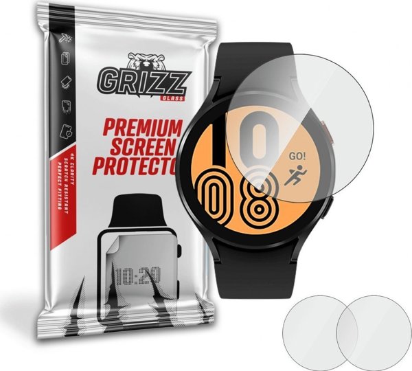 GrizzGlass Υβριδικό Γυαλί Προστασίας για Samsung Galaxy Watch 4 40mm - 2 Τεμάχια