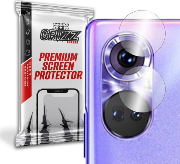 GrizzGlass Υβριδικό Γυαλί Κάμερας για Honor 50 5G - Προστατευτικό Φακού, 2 Τεμάχια