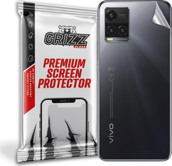 GrizzGlass Προστατευτικό Αυτοκόλλητο Πλάτης SatinSkin για Vivo Y33T - Εύκολη Τοποθέτηση, Ανθεκτικό στην Τριβή