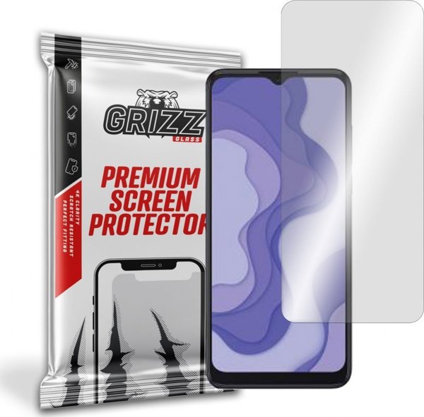 GrizzGlass Υβριδικό Γυαλί Προστασίας Οθόνης για Sharp Aquos V6 Plus, Εύκολη Τοποθέτηση, Ανθεκτικό στις Γρατζουνιές