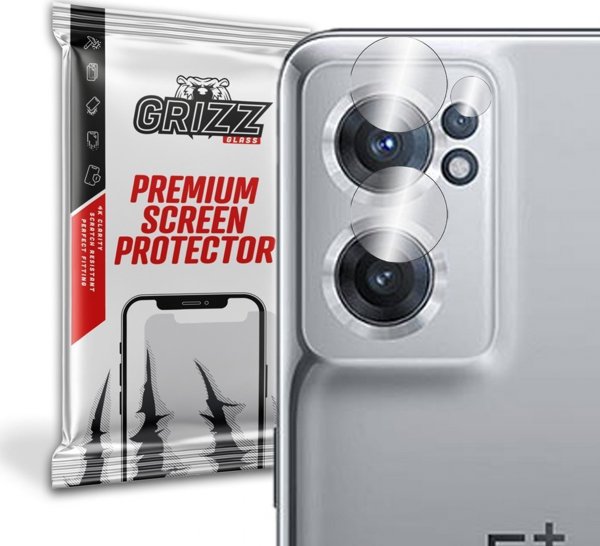 GrizzGlass Υβριδικό Προστατευτικό Κάμερας για OnePlus Nord CE 2 5G - Σετ 2 Τεμαχίων