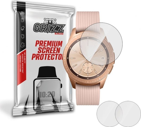 GrizzGlass Υβριδικό Γυαλί Προστασίας για Samsung Galaxy Watch 42mm - 2 Τεμάχια