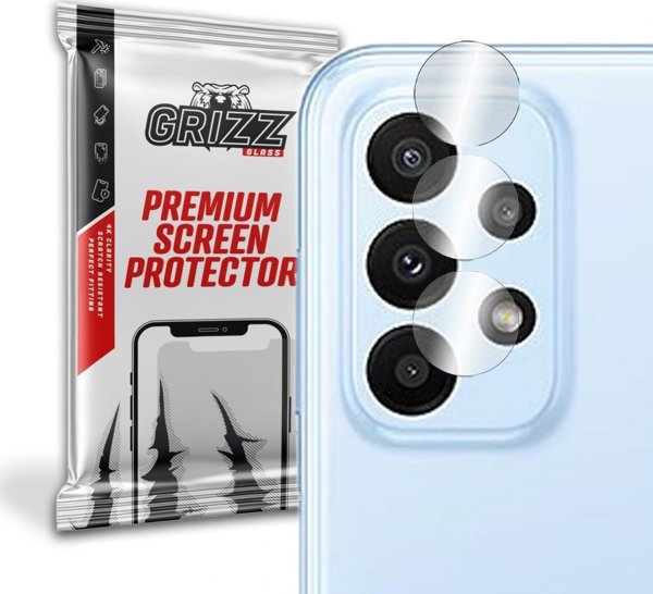 GrizzGlass Υβριδικό Γυαλί Κάμερας για Samsung Galaxy A23 - 2 Τεμάχια, Anti-Scratch, Εύκολη Τοποθέτηση