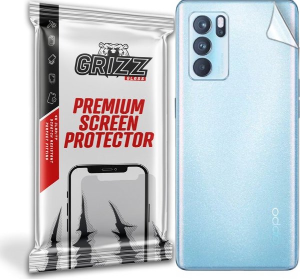 GrizzGlass Προστατευτική Μεμβράνη Πλάτης για Oppo Reno 6 Pro - SatinSkin Ανθεκτική Μεμβράνη