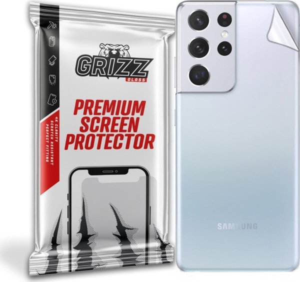 GrizzGlass Προστατευτική Μεμβράνη Πίσω Όψης SatinSkin για Samsung Galaxy S21 Ultra - Διαφανές