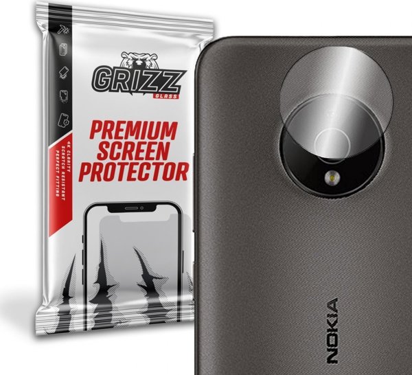 GrizzGlass Υβριδικό Γυαλί Κάμερας για Nokia C200 - Προστατευτικό Φακού 2 Τεμάχια
