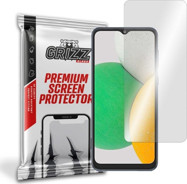 GrizzGlass Υβριδικό Γυαλί Προστασίας Οθόνης για Samsung Galaxy A03, Ανθεκτικό στις Γρατζουνιές, Εύκοληπτη Τοποθέτηση