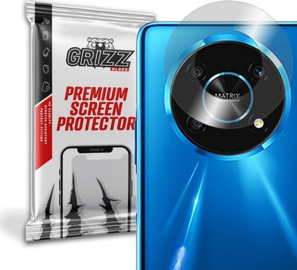 GrizzGlass Υβριδικό Γυαλί Κάμερας για Honor X9 5G - Προστατευτικό Φακού, 2 Τεμάχια