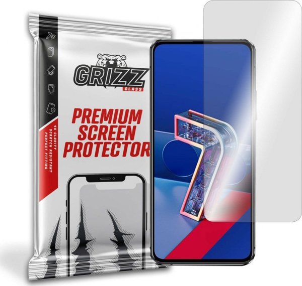 GrizzGlass Υβριδικό Γυαλί Προστασίας Οθόνης για Asus Zenfone 7 Pro 5G - Εύκολη Τοποθέτηση & Αντοχή σε Γρατζουνιές