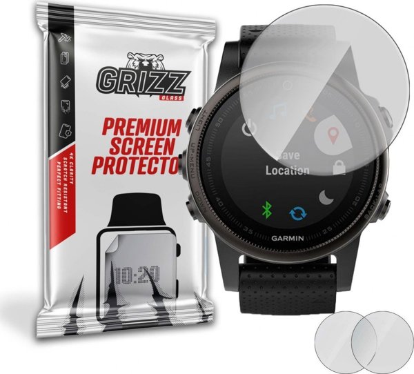 GrizzGlass Ματ Προστατευτική Μεμβράνη Οθόνης για Garmin Fenix 5S, Αντιθαμβωτική, Anti-Fingerprint