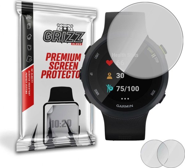 GrizzGlass Ματ Μεμβράνη Προστασίας Οθόνης για Garmin Forerunner 45mm, Anti-Glare & Anti-Fingerprint