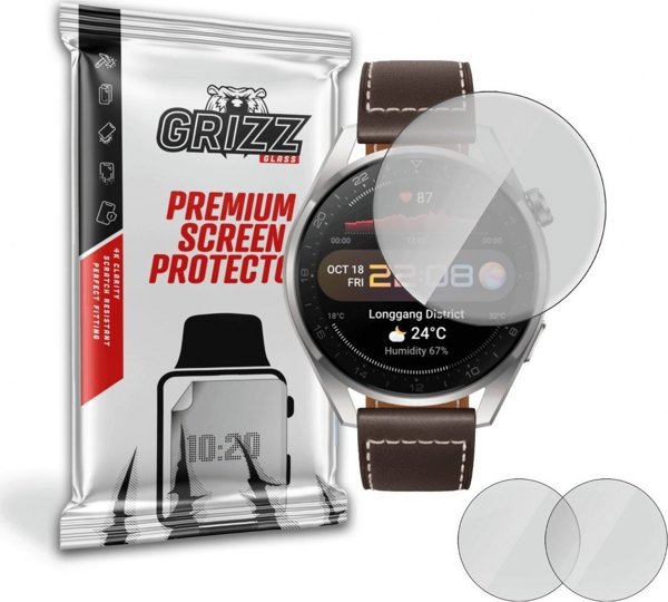GrizzGlass Προστατευτικό Φύλλο Οθόνης Matte για Huawei Watch 3 Pro, Αντιθαμβωτικό, Εύκαμπτο