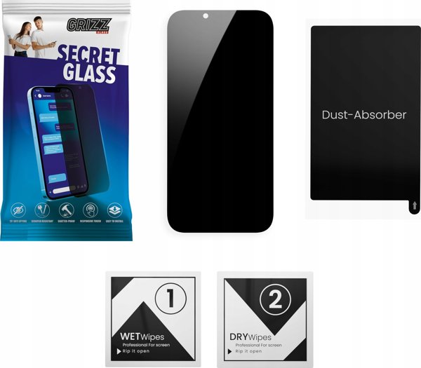 GrizzGlass Σκλό πρυβατυζούσε GrizzGlass SecretGlass δο ZTE Axon 40 SE