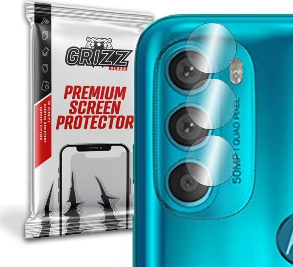 GrizzGlass Υβριδικό Γυαλί Κάμερας για Motorola Moto G71 - Προστασία από Γρατζουνιές & Κρούσεις - 2 Τεμάχια