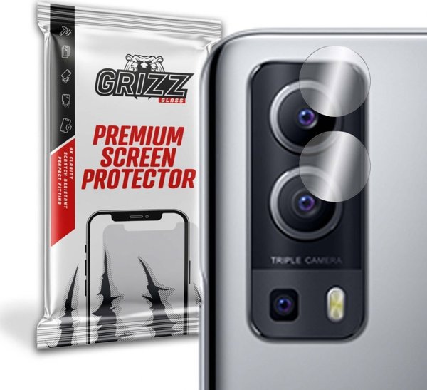 GrizzGlass Υβριδικό Γυαλί Κάμερας για Vivo Y52 5G - 2 Τεμάχια, Ανθεκτικό στην Κρούση και τις Γρατζουνιές