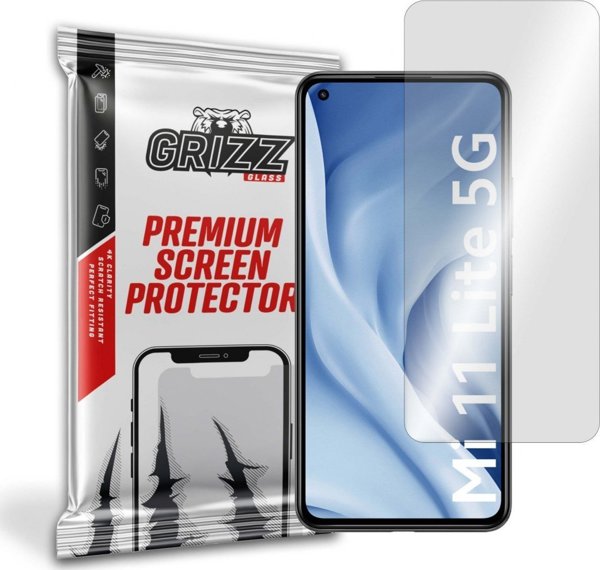 GrizzGlass Υβριδικό Γυαλί Προστασίας Οθόνης για Xiaomi 11 Lite 5G NE - Ανθεκτικό & Εύκολη Τοποθέτηση