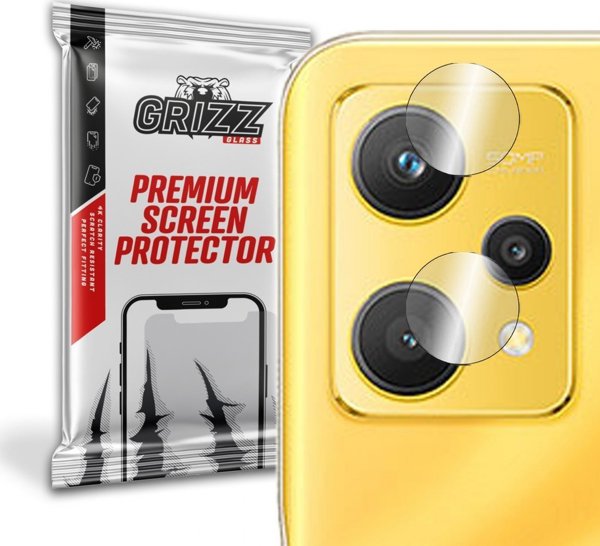 GrizzGlass Υβριδικό Προστατευτικό Κάμερας για Realme Q5 - Σετ 2 Τεμαχίων, Ανθεκτικό, Εύκολη Τοποθέτηση