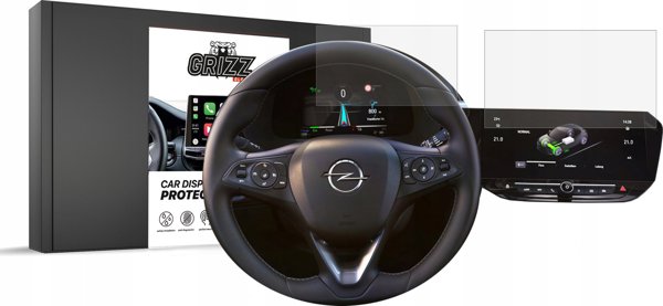 Matte GrizzGlass CarDisplay Protection Opel Corsa F 10" 2020 [2in1]