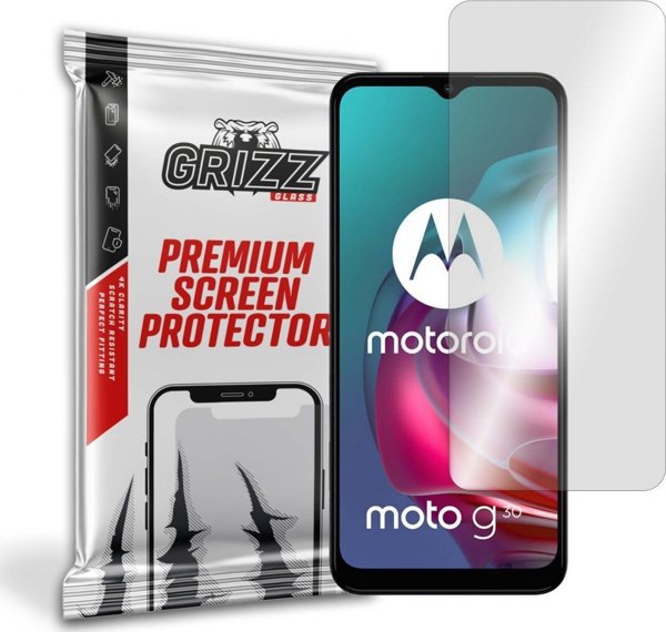 Υβριδικό Γυαλί GrizzGlass για Motorola Moto G30 - Ανθεκτική Προστασία Οθόνης με Επίστρωση Oleophobic