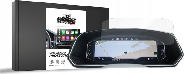 Ceramic GrizzGlass CarDisplay Protection Volkswagen T-Roc Digital Cockpit Pro 10,25" 2020 GRZ7726 5904063595068