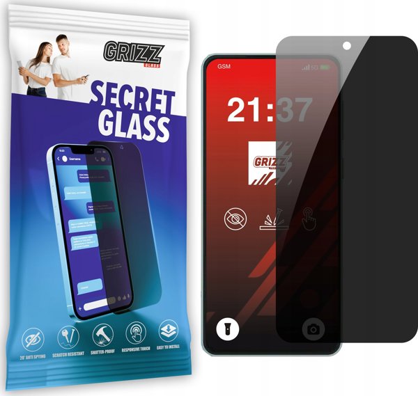 GrizzGlass Γυαλί απορρήτου GrizzGlass SecretGlass για Samsung Galaxy M55s