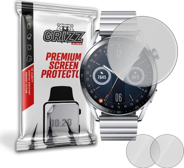 GrizzGlass Ματ Μεμβράνη Προστασίας Οθόνης για Huawei Watch GT 3 46mm - Anti-Glare & Anti-Fingerprint