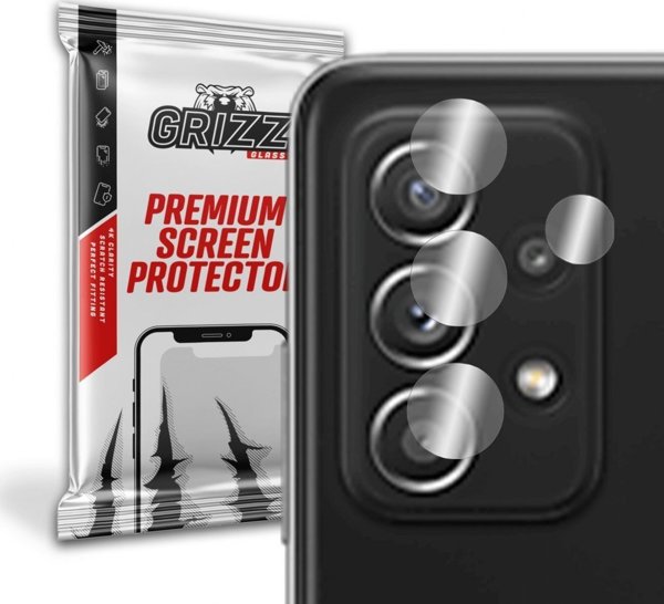 GrizzGlass Υβριδικό Γυαλί Κάμερας για Samsung Galaxy A52s 5G - Προστασία Φακού, 2 Τεμάχια