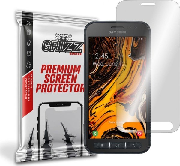 GrizzGlass Υβριδικό Γυαλί Προστασίας Οθόνης για Samsung Galaxy Xcover 4s - Ανθεκτικό & Διαφανές