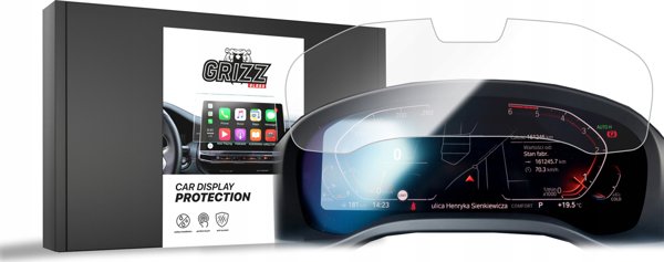 Προστασία Οθόνης Αυτοκινήτου GrizzGlass Κεραμική BMW 6 G32 Live Cockpit Sensor 12,3" 2017-2023