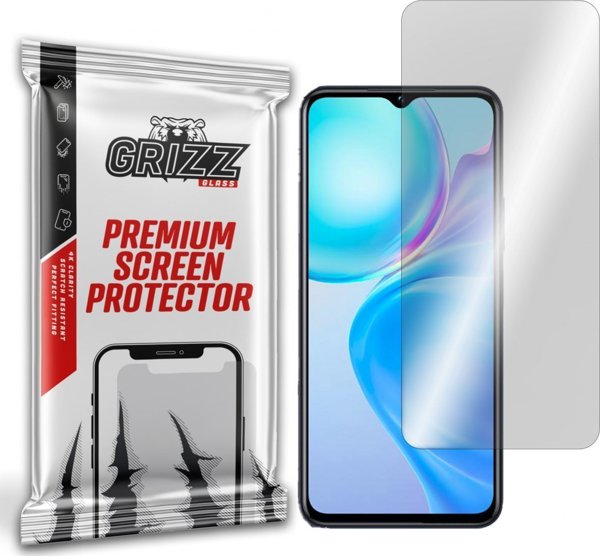 GrizzGlass Υβριδικό Γυαλί Προστασίας για Vivo Y77e / T1, Ανθεκτικό, Εύκολη Τοποθέτηση, Διάφανο