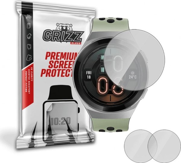 GrizzGlass Ματ Μεμβράνη Προστασίας Οθόνης για Huawei Watch GT 2e 46mm, Αντιθαμβωτική & Anti-Fingerprint
