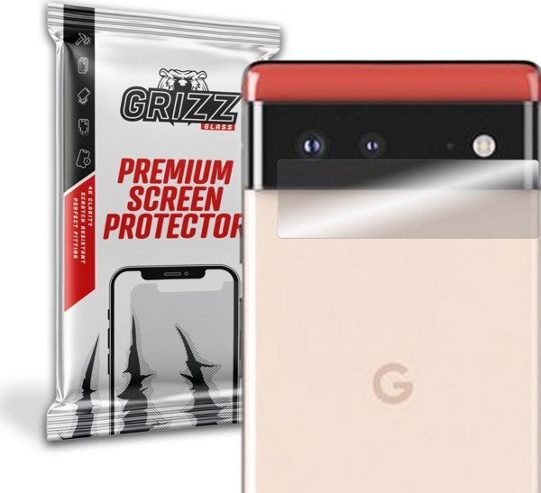 GrizzGlass Υβριδικό Γυαλί Κάμερας για Google Pixel 6 - Προστασία Φακού, 2 Τεμάχια