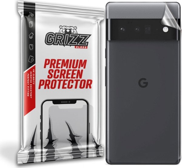 GrizzGlass Προστατευτική Μεμβράνη Πίσω Όψης για Google Pixel 6 Pro, UltraSkin, Εύκολη Τοποθέτηση, Διαφανές