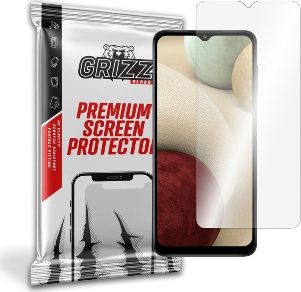 GrizzGlass Υβριδικό Γυαλί Προστασίας για Samsung Galaxy A12 - Ανθεκτικό, Εύκολη Τοποθέτηση, Oleophobic Layer