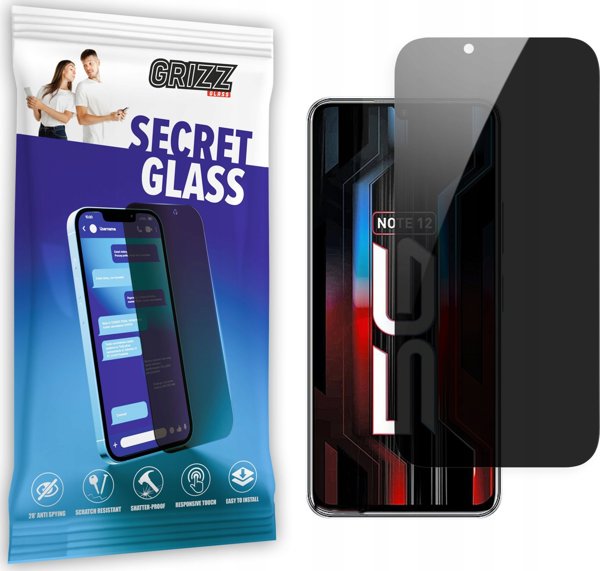 GrizzGlass Γυαλί απορρήτου GrizzGlass SecretGlass για το Infinix Note 12 G96
