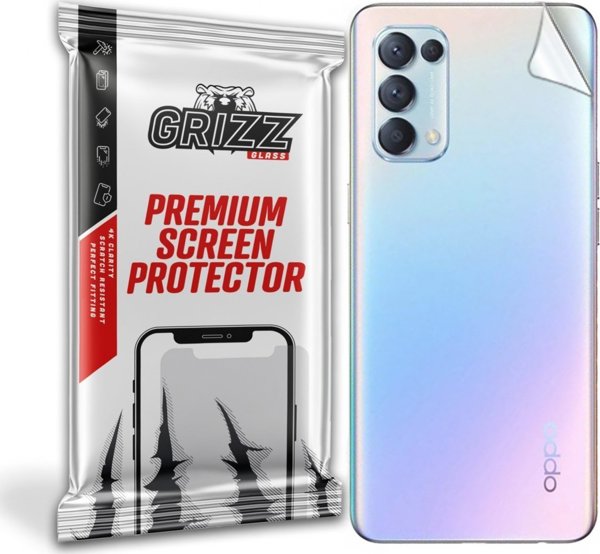 GrizzGlass Προστατευτική Μεμβράνη Πλάτης SatinSkin για Oppo Reno 5 4G - Διαφανής, Ανθεκτική στις Γρατζουνιές