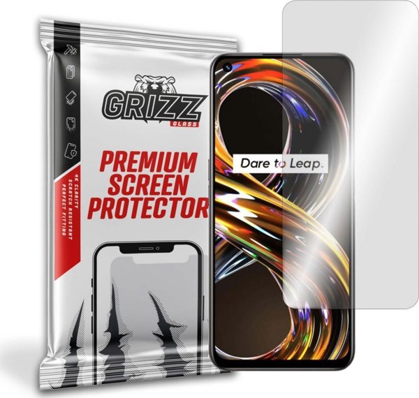 GrizzGlass Υβριδικό Γυαλί Προστασίας για Realme 8i - Ανθεκτικό, Εύκαμπτο & Ελαιοφοβική Επίστρωση
