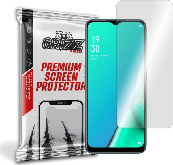 GrizzGlass Υβριδικό Γυαλί Προστασίας Οθόνης για Oppo A9 2020 – Ανθεκτικό, Εύκολη Τοποθέτηση, Oleophobic Επίστρωση