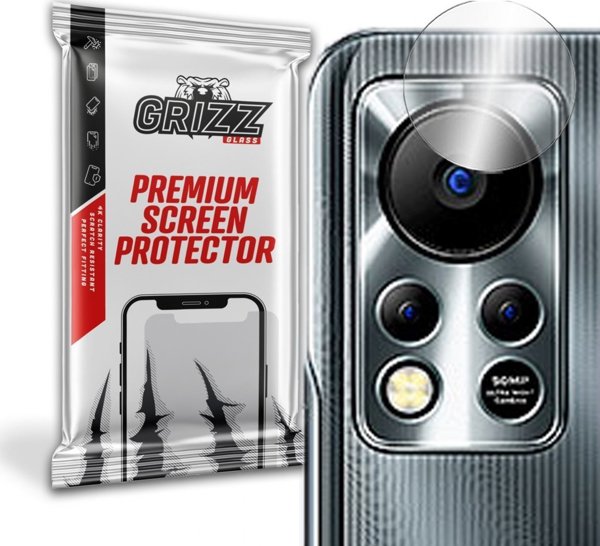 GrizzGlass Υβριδικό Προστατευτικό Κάμερας για Infinix Hot 11s NFC, 2 Τεμάχια, Διάφανο