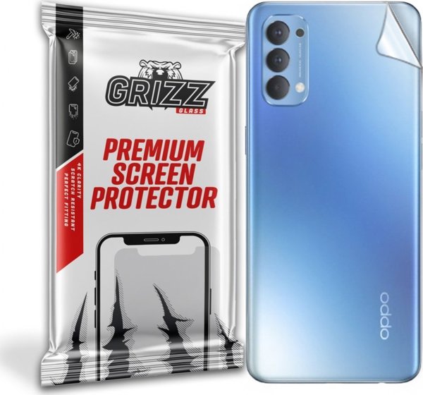 GrizzGlass Προστατευτικό Φιλμ Πίσω Όψης για Oppo Reno 4 - SatinSkin, Αντιχαρακτικό, Διαφανές